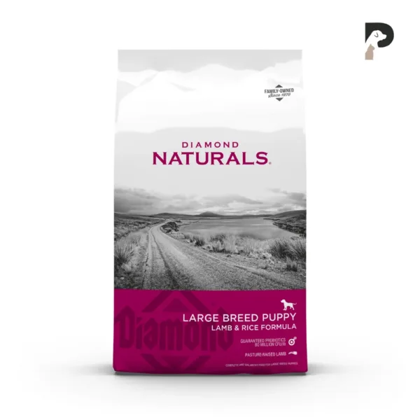 diamonnd naturals large breed puppy lamb & rice formula
