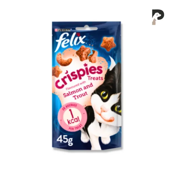 felix crispies salmon trout cat treats pet pawtner