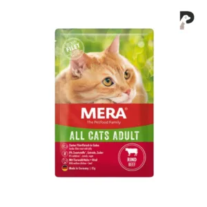 mera all cats adult wet cat food beef pet pawtner