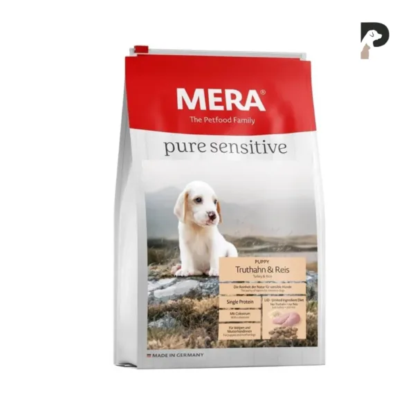 mera pure sensitive puppy turkey rice petpawtner