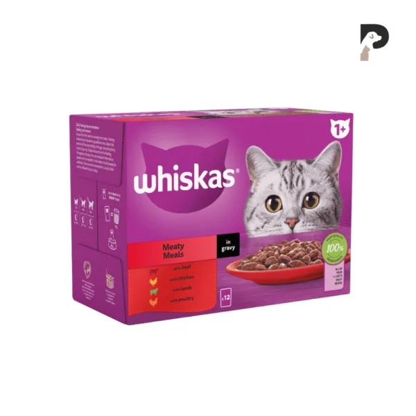 whiskas meaty meals gravy adult 85g