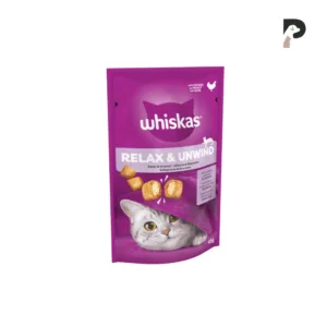 whiskas relax unwind adult cat treats chicken 45g