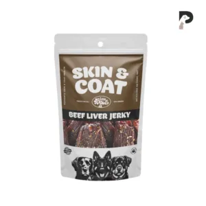 little paws skin coat liver jerky dog treats
